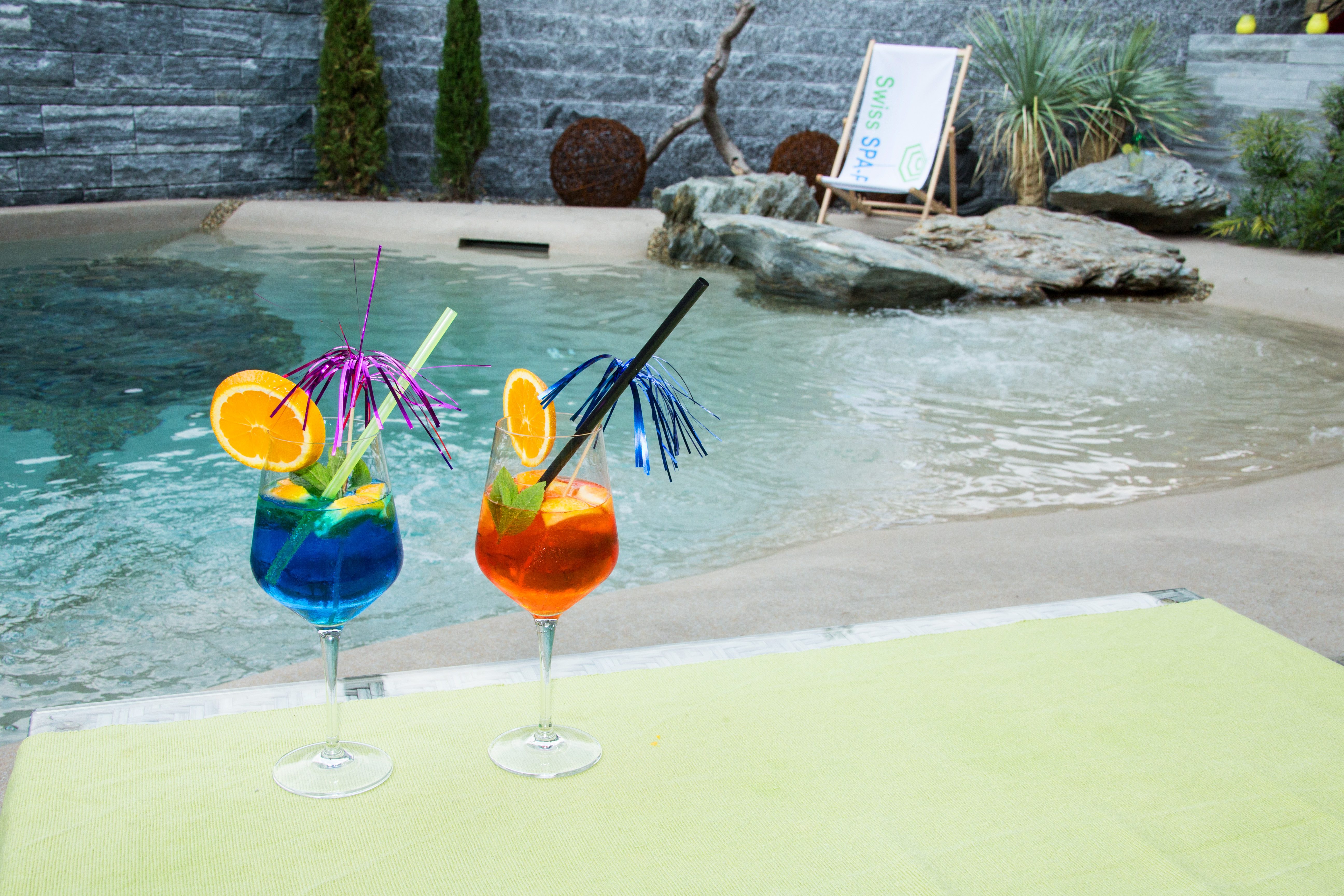 Cocktails am eigenen Strand